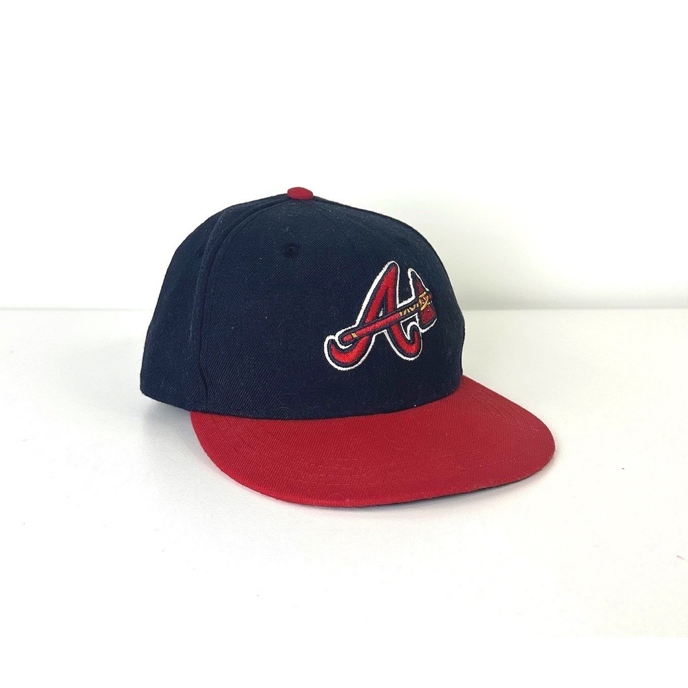 Atlanta Braves Alternate On Field 6 3/4 Fitted Hat Men Boys Cap New Era 59Fifty